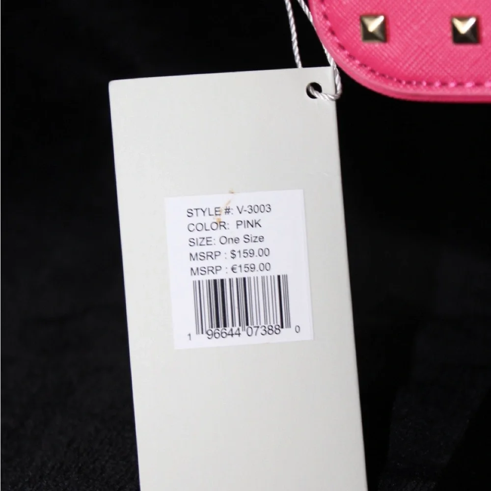 Valentino Orlandi Fuchsia Studded Crossbody Bag - Picture 5 of 10